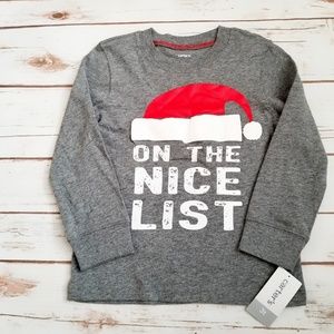 *NWT Carter's On The Nice List Longsleeve | 3T